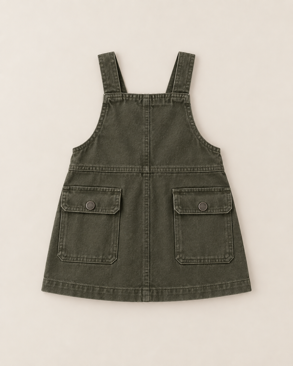 Utility Pinafore - Olive