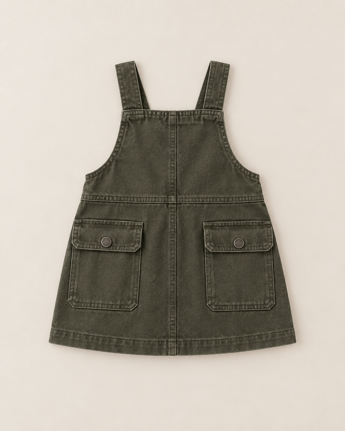 Utility Pinafore - Olive