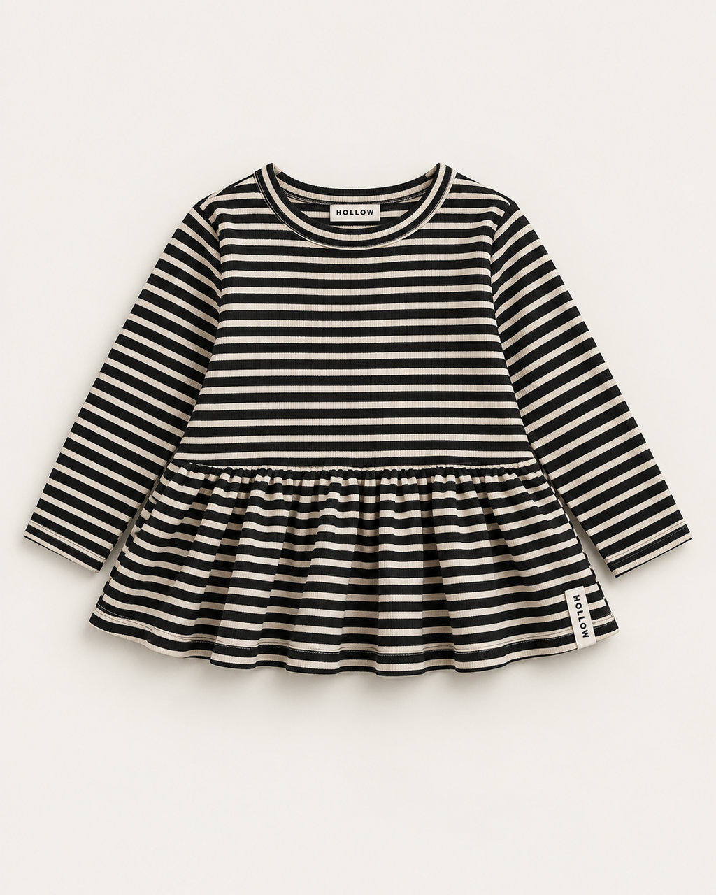 Stripe Peplum Top
