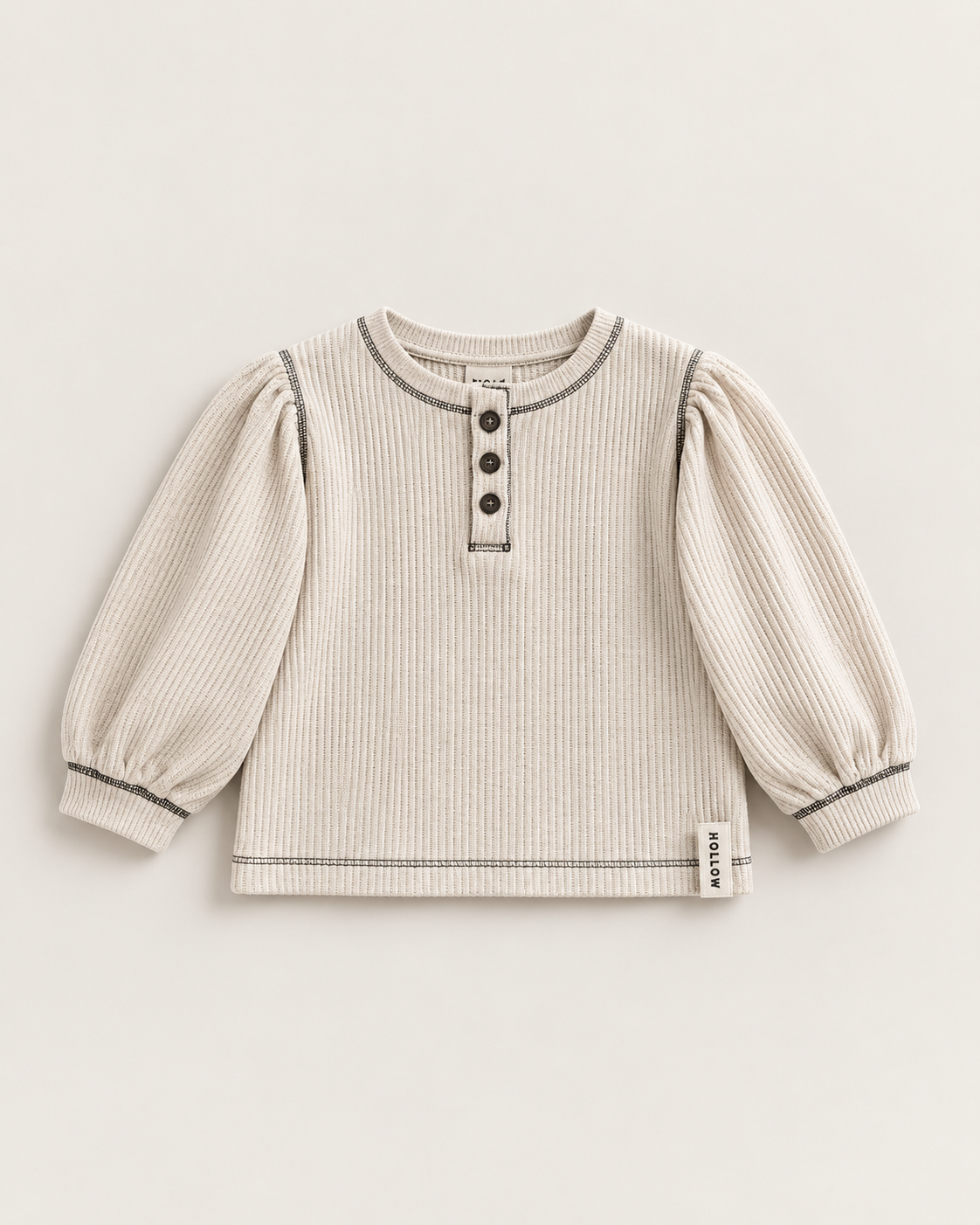 Thermal Henley - Cream