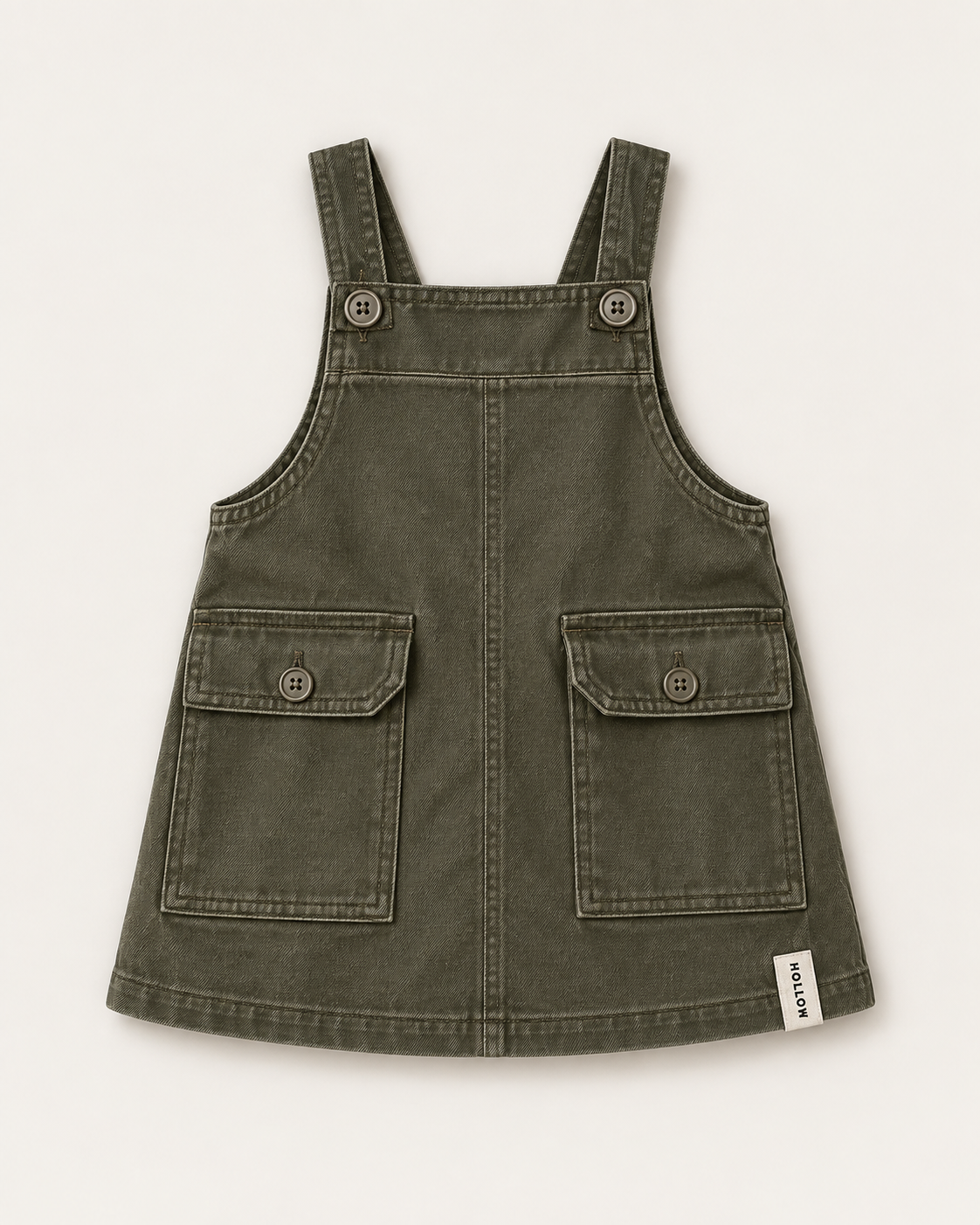 Utility Pinafore - Olive