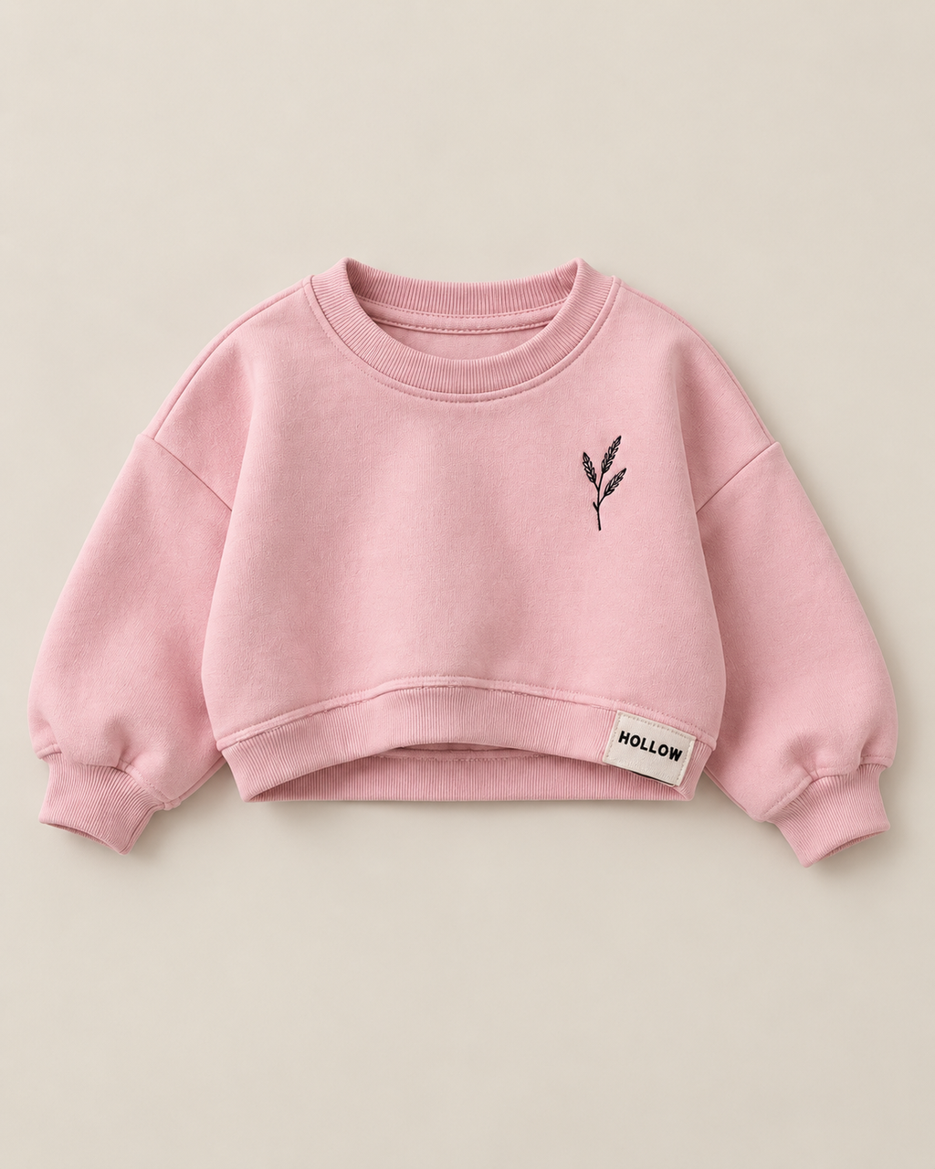 Leaf Crewneck - Pink