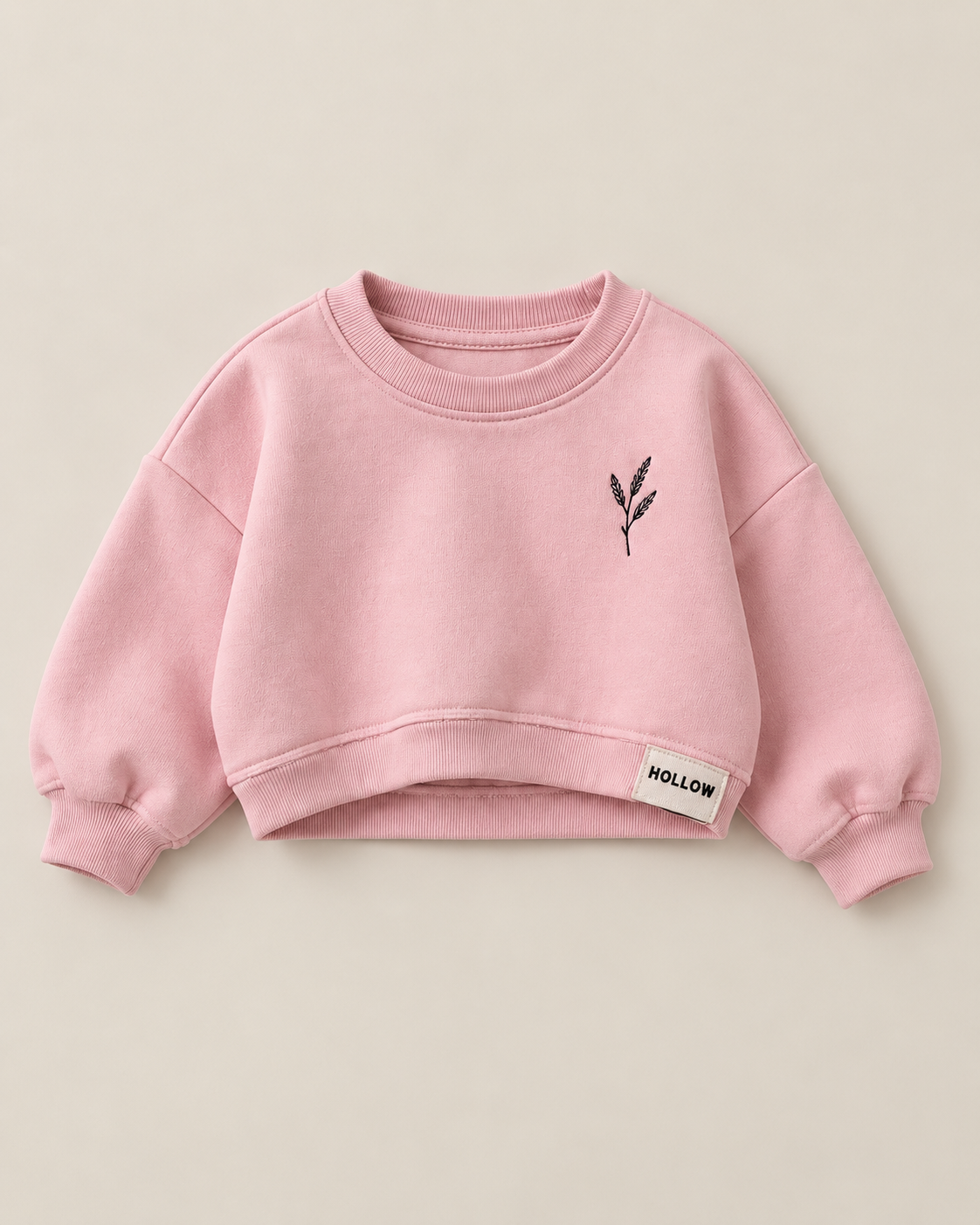 Leaf Crewneck - Pink