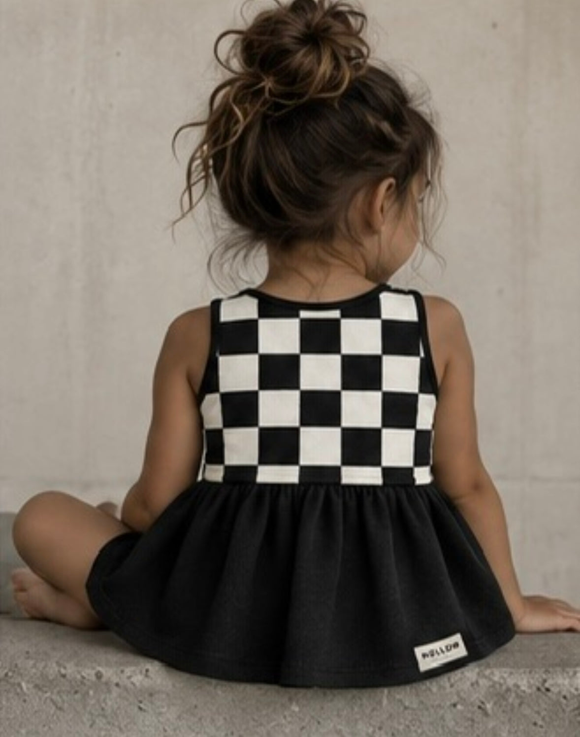 Check Peplum Tank